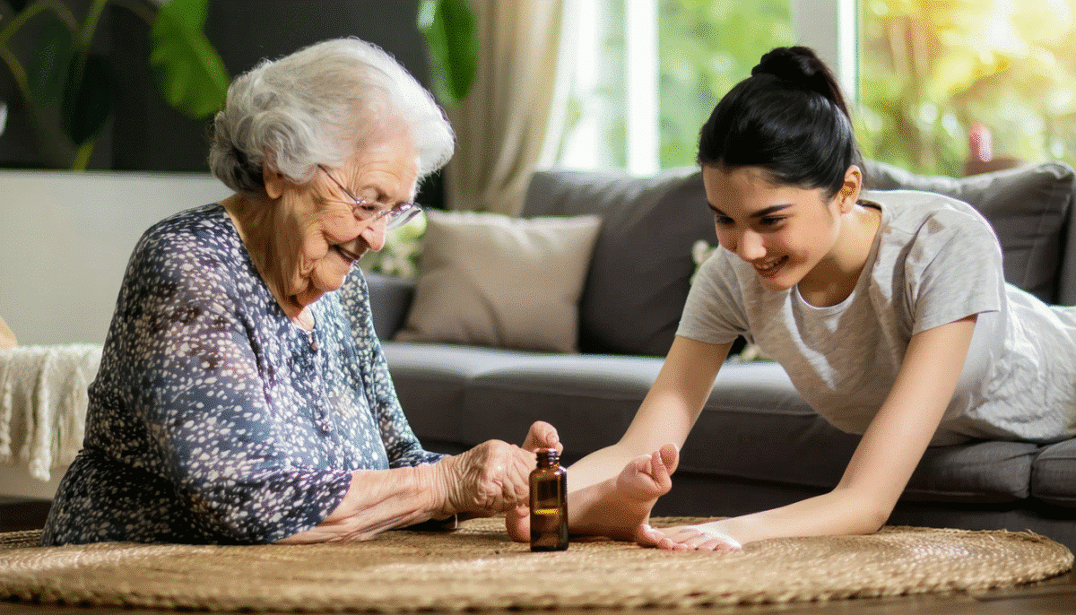 découvrez comment l’huile essentielle de ravintsara, appliquée sous les pieds selon l’astuce de ma grand-mère, révèle des bienfaits surprenants pour renforcer naturellement vos défenses et votre bien-être au quotidien.