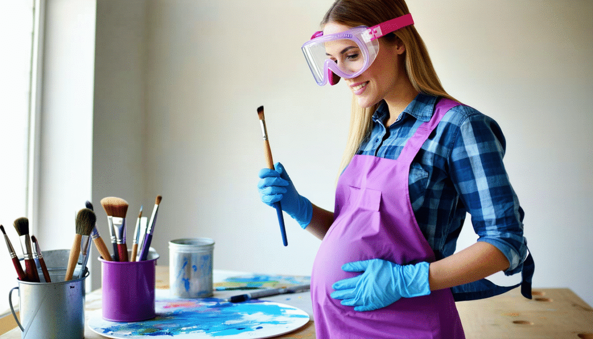 découvrez les précautions à prendre pour peindre en toute sécurité pendant la grossesse : conseils pratiques, risques liés aux produits chimiques et solutions pour protéger la santé de la future maman et du bébé.